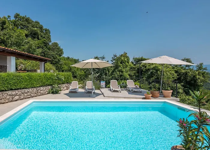 Hébergement de vacances Kvarner With Private Heated Pool